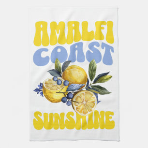 Linge De Cuisine Sunshine Lemons de la côte amalfitaine