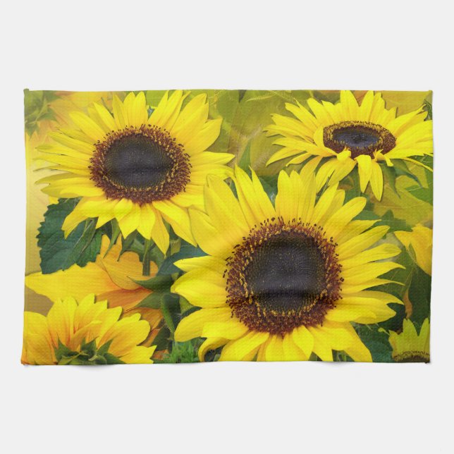 Linge De Cuisine Sunshine Sunflower (Horizontal)