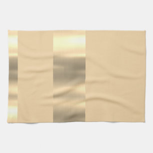 Linge De Cuisine Superbe Design Beige et Or