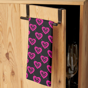Linge De Cuisine Supergirl Hearts Motif diagonal