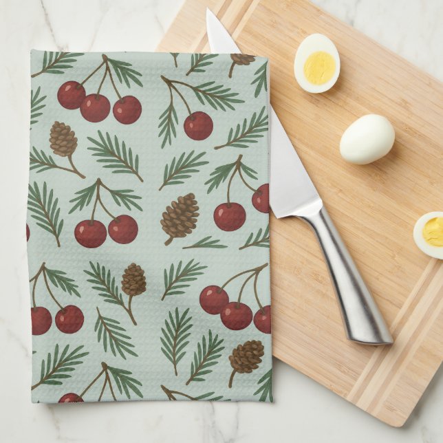 Linge De Cuisine 🌿 Sweet Cherry Woodland Holiday Collection (Quart Plié)