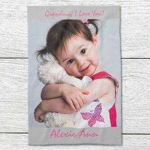 Linge De Cuisine Sweet Petite-fils dit, "Je t'aime" Personnaliser
