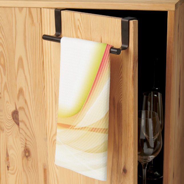 Linge De Cuisine Swirl Abstrait 2 (Pliage en tiers)