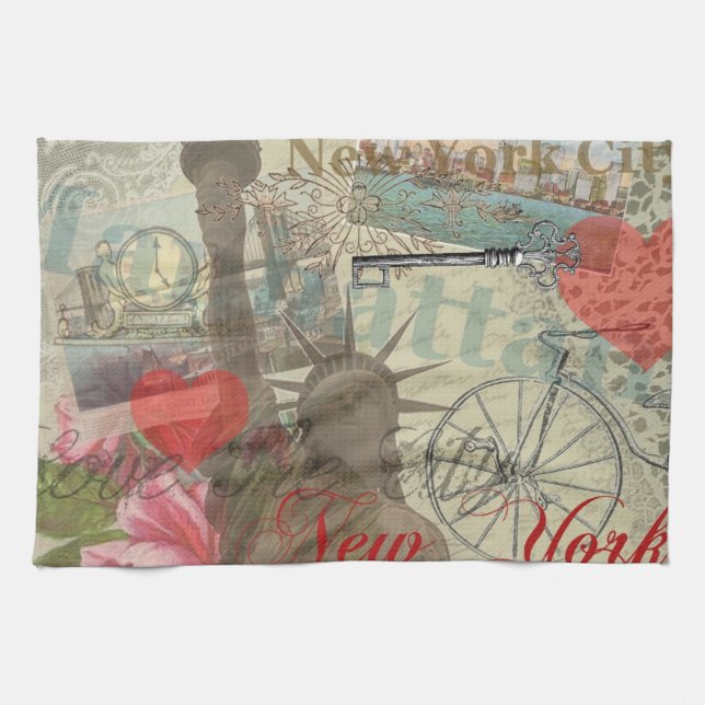 Linge De Cuisine Symbole d'Art de New York (Horizontal)