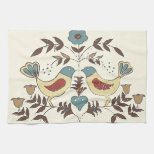 Linge De Cuisine SYMBOLE Hex Amish néerlandais Pennsylvanie Bird Am