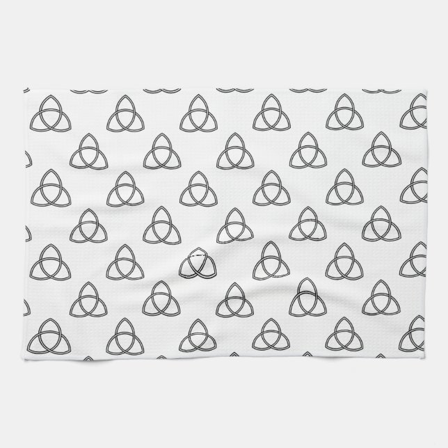 Linge De Cuisine Symbole Triquetra Vesica (Horizontal)
