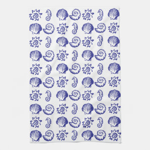 Linge De Cuisine Symboles de plage