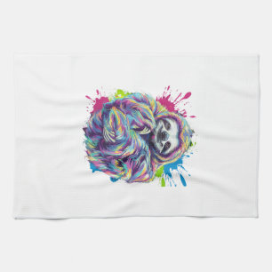 Linge De Cuisine T-shirt graphique drôle d'art d'animal mignon de p