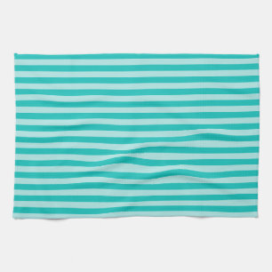 Linge De Cuisine Tabard à imprimé tout en vert rayé