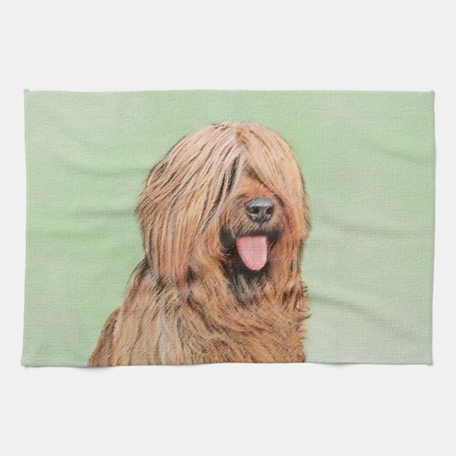 Linge De Cuisine Tableau de bord - Joli art original chien (Horizontal)