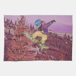 Linge De Cuisine Tableau de snowboard