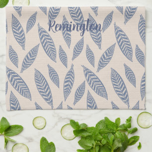 Linge De Cuisine Tablier de cuisine à feuilles imprimées personnali