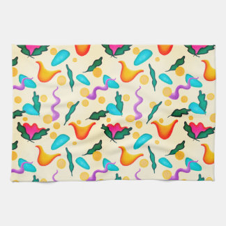 Linge De Cuisine Tablier de cuisine à motif floral abstrait