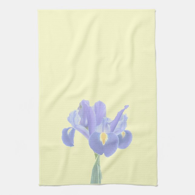 Linge De Cuisine Tablier de cuisine à motif Iris magnifique (Vertical)