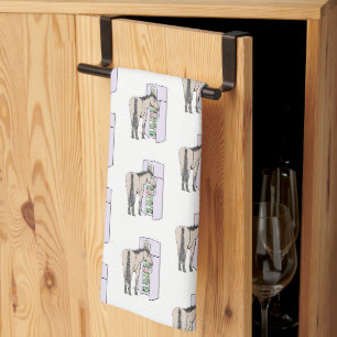 Linge De Cuisine Tablier de cuisine amateur de chevaux drôle Frosty