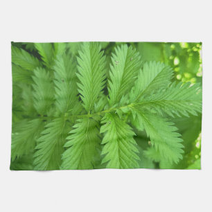 Linge De Cuisine Tablier de cuisine aux feuilles botaniques vertes