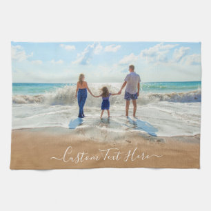 Linge De Cuisine Tablier de cuisine avec photo personnalisée et tex