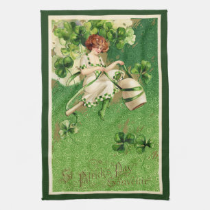 Linge De Cuisine Tablier de cuisine avec un message de la Saint-Pat