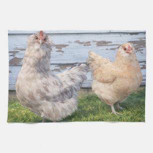 Linge De Cuisine Tablier de cuisine Deux poules Maison de ferme 