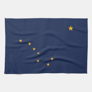 Linge De Cuisine Tablier de cuisine Drapeau de l'État d'Alaska