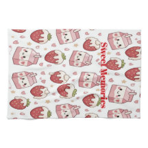 Tablier de cuisine Fraises et Lait