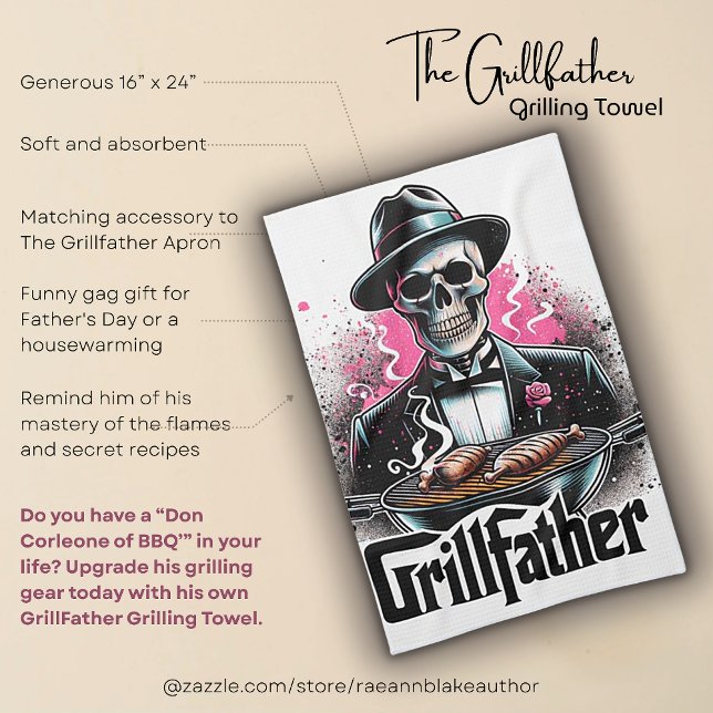 Linge De Cuisine Tablier de cuisine Grillfather pour griller (Créateur téléchargé)