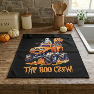 Linge De Cuisine Tablier de cuisine Halloween Boo Crew