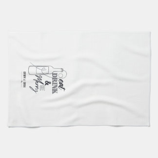 Linge De Cuisine Tablier de cuisine personnalisé "Manger, boire & ê