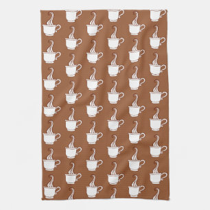 Linge De Cuisine Tablier de cuisine tasses de café rétro