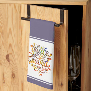 Linge De Cuisine Tablier Sauvé par la Grâce