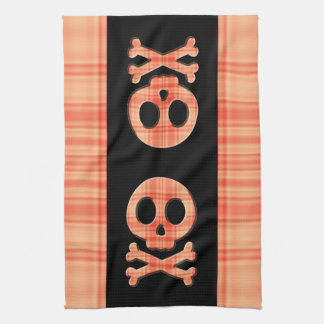 Linge De Cuisine Tangerine Plaid