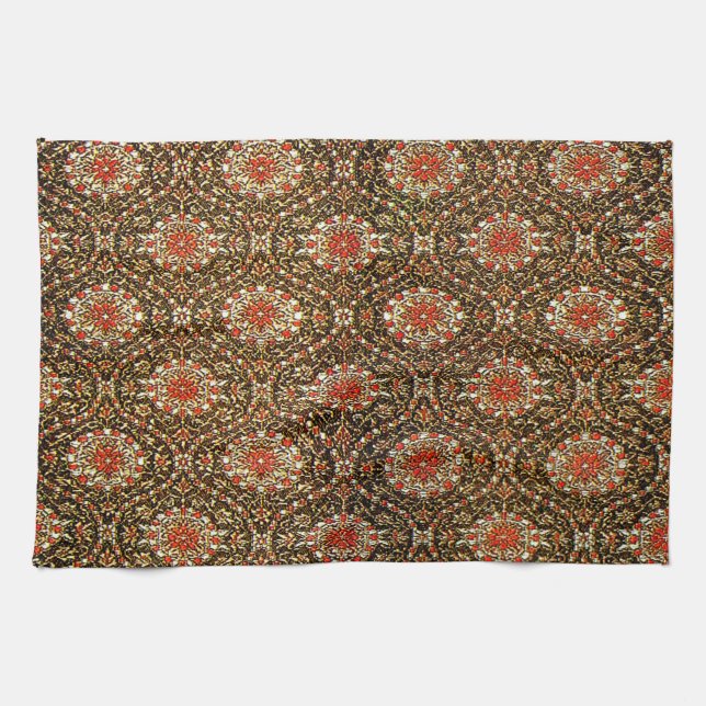 Linge De Cuisine Tapis turc persan oriental (Horizontal)
