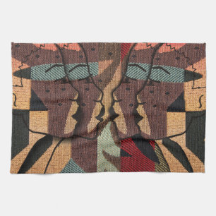 Linge De Cuisine Tapisserie africaine
