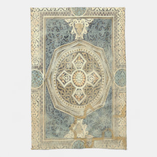 Linge De Cuisine Tapisserie ornementale avec le dessin géométrique