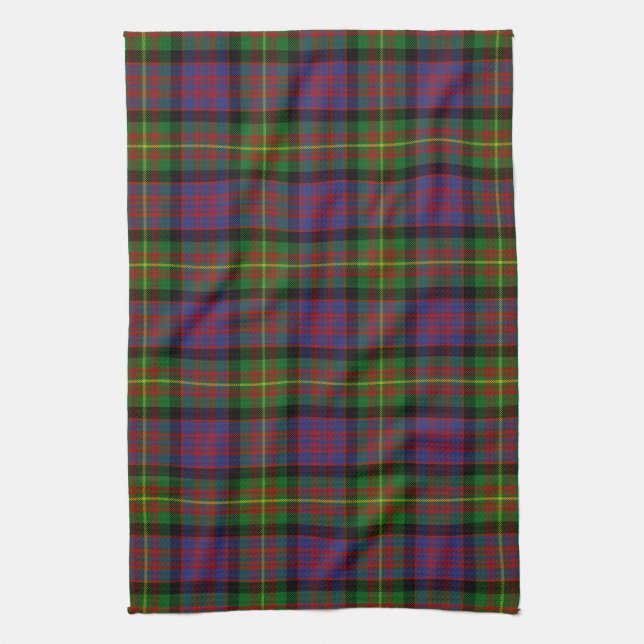 Linge De Cuisine Tartan de Carnegie de clan (Vertical)