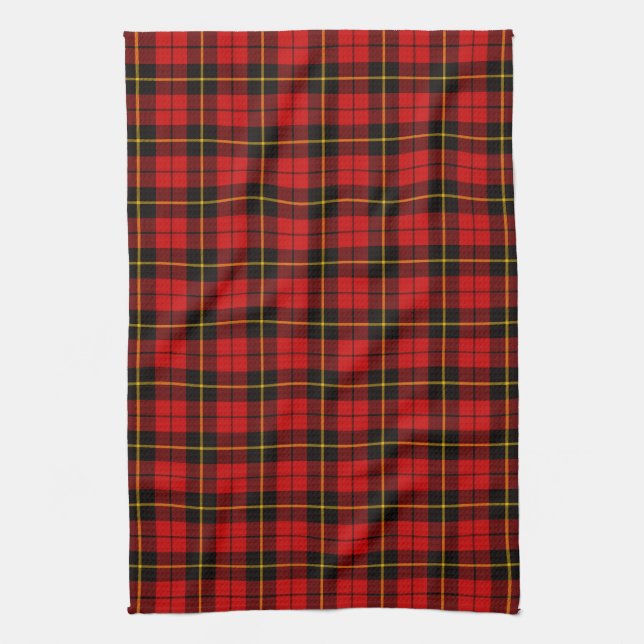 Linge De Cuisine Tartan de Wallace de clan (Vertical)