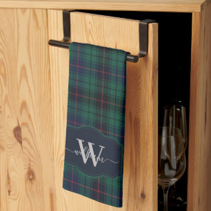 Linge De Cuisine Tartan écossais traditionnel du Clan Davidson