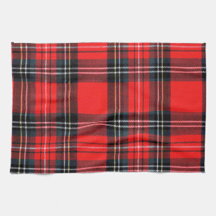 Linge De Cuisine Tartan royal vintage