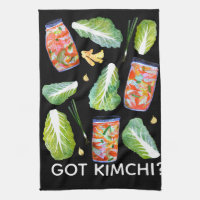 T'AS Kimchi ? Ingrédients épicés Aquarelle amusant