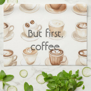 Linge De Cuisine Tasses de café crème