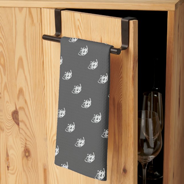 Linge De Cuisine  Teapot Gray   (Pliage en tiers)