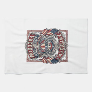 Linge De Cuisine Tee-shirt graphique vectoriel de défilé patriotiqu