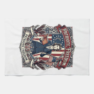 Linge De Cuisine Tee-shirt graphique vectoriel enseignant patriotiq