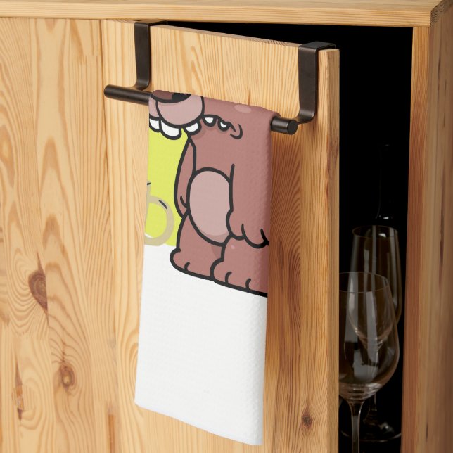 LINGE DE CUISINE TEMPS DE SNAK ! - FUNNY-ANIMAL- COFFEE-COOKIES (Pliage en tiers)