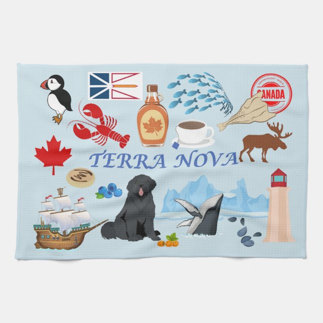 Linge De Cuisine Terra Nova Terre-Neuve (Horizontal)