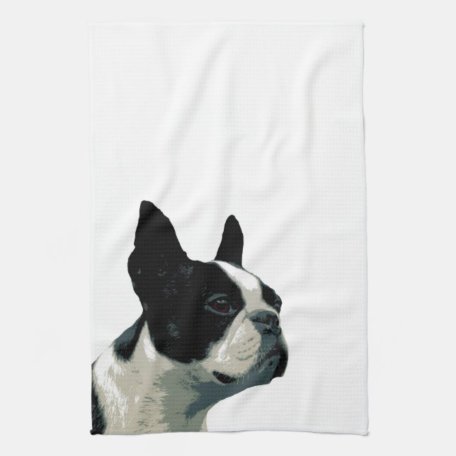 Linge De Cuisine Terrier de Boston (Vertical)