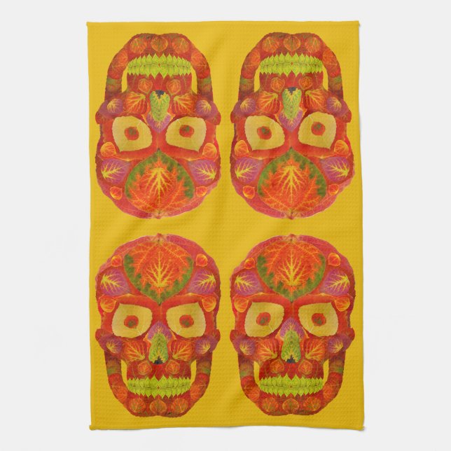 Linge De Cuisine Tête de feuille d'Aspen 16 (Vertical)