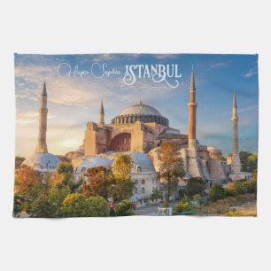 Linge De Cuisine Texte personnalisé Istanbul