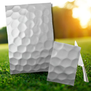 Linge De Cuisine Texture de balle de golf blanche gaufree