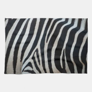 Linge De Cuisine texture de fourrure de peau d'animal zèbre rayures